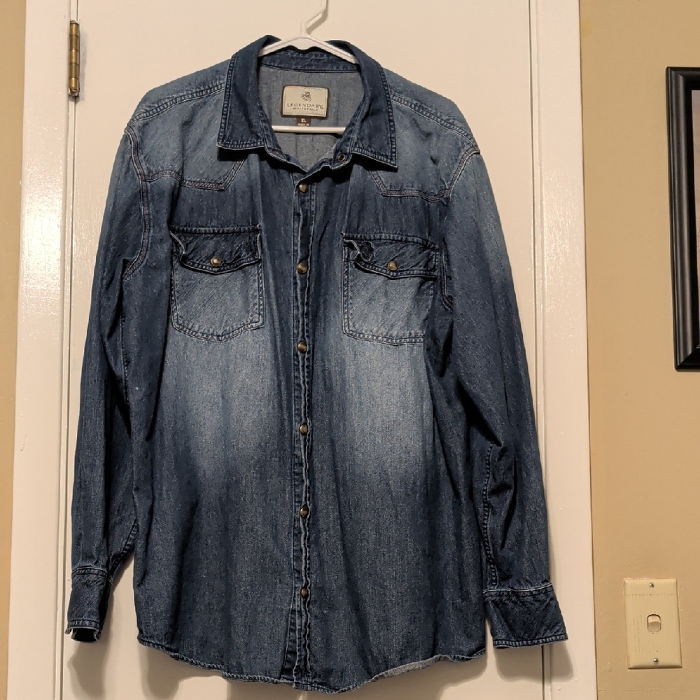 Legendary Whitetails Blue Denim Shirt